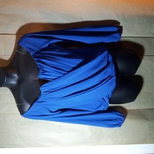 Joli blue long sleeve blouse